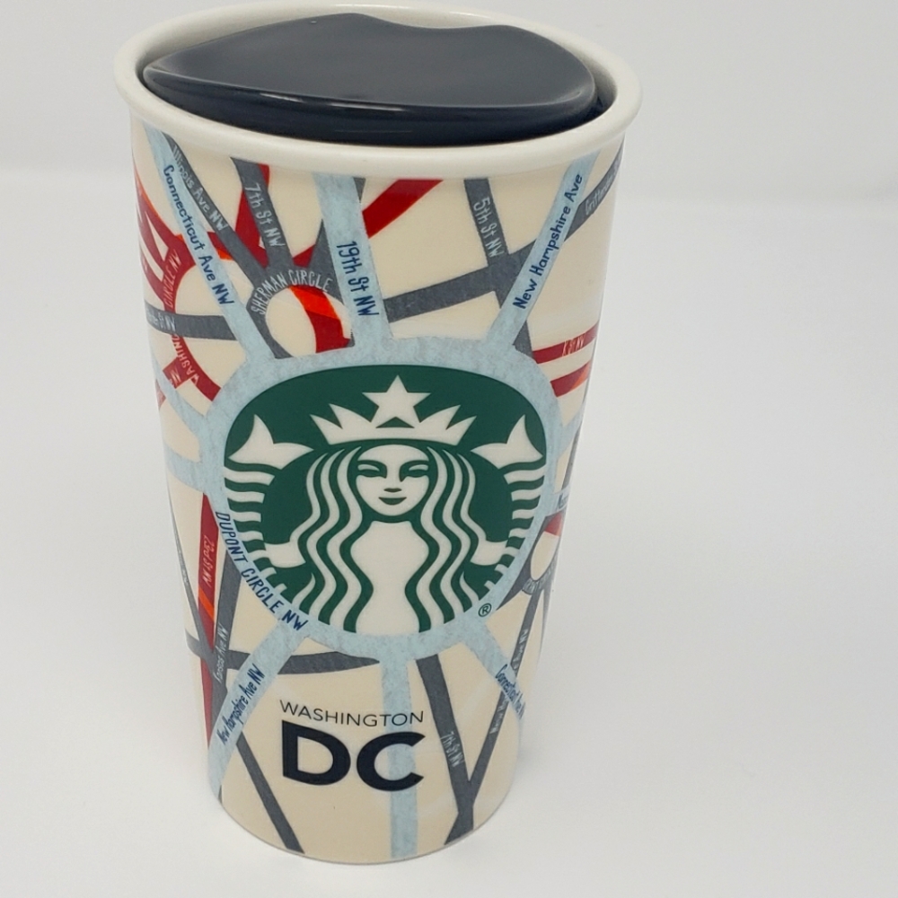 *Rare* Starbucks Traveler Mug * Washington, DC * Collector's Item